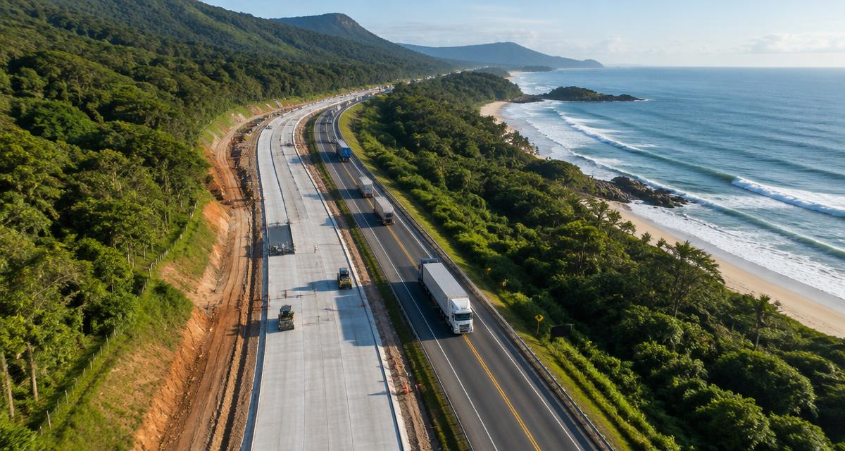 Duplicação da SC-416: o que muda para quem mora ou investe em Itapoá